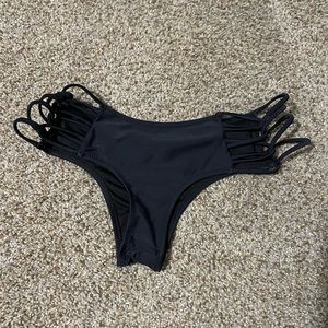 Black Bikini Bottom - size medium